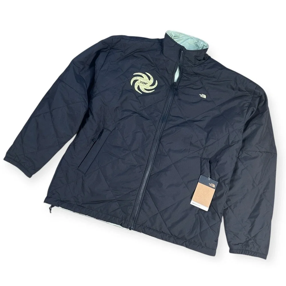 The North Face M Afterburner Jacket TNF Black Misty Reversible Heatseeker Eco XL